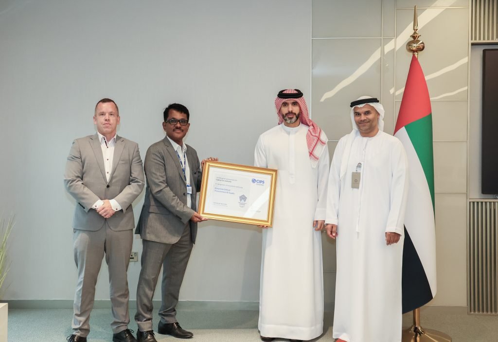 Federal Tax Authority obtains Corporate Ethical Procurement and Supply Certification