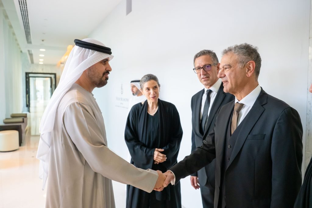 Theyab bin Mohamed bin Zayed offers condolences on passing of Nadia Barakat