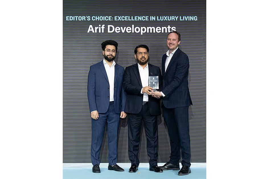 Arif Developments wins Editor’s Choice award for excellence in luxury living 2026