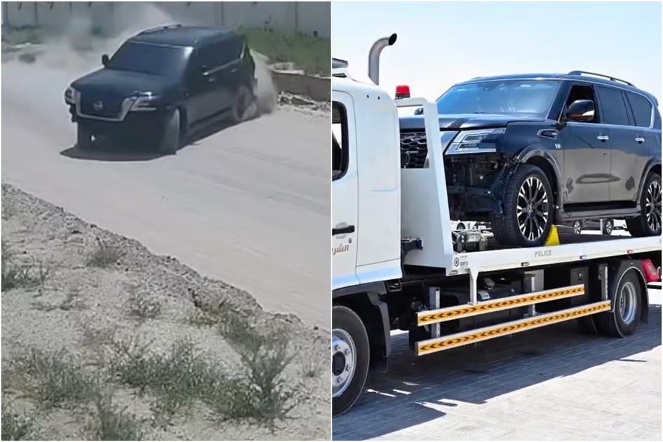 Sharjah Police seize vehicle after driver performs dangerous stunts in residential area