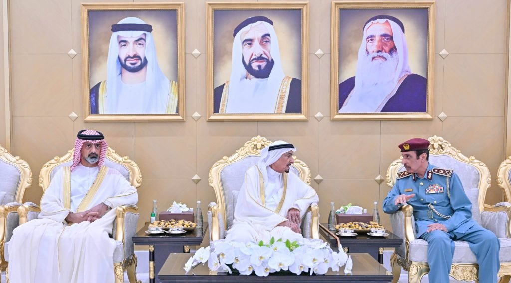 Ajman Ruler receives Eid Al-Adha well-wishers