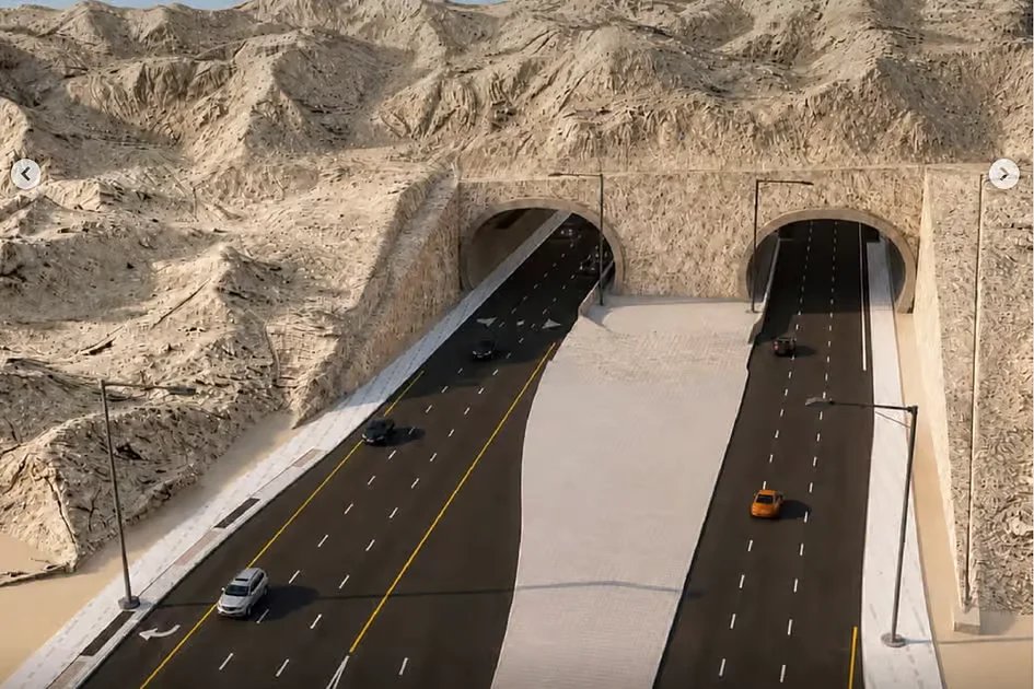 Abu Dhabi begins Dh291 million Al Ain road-tunnel project through Naqfa mountain