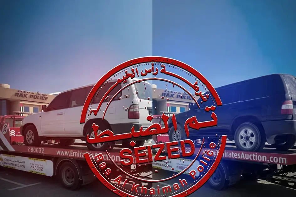 Two youngsters arrested for dangerous car stunts in RAK, vehicles impounded