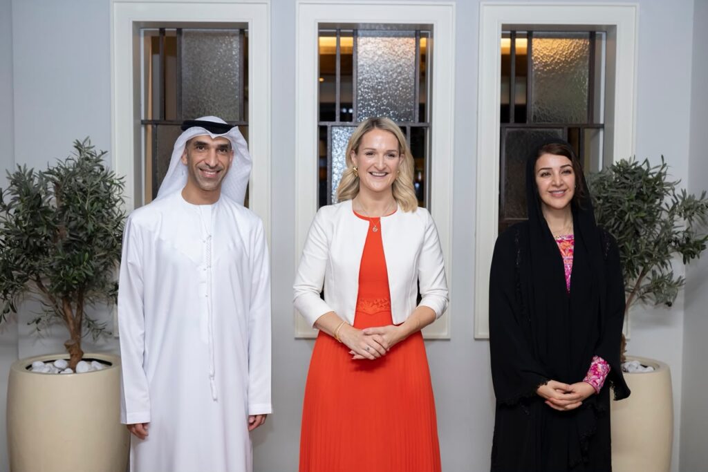 Reem Al Hashimy, Thani Al Zeyoudi receive Ireland’s Minister for Foreign Affairs and Trade, and Minister for Defence