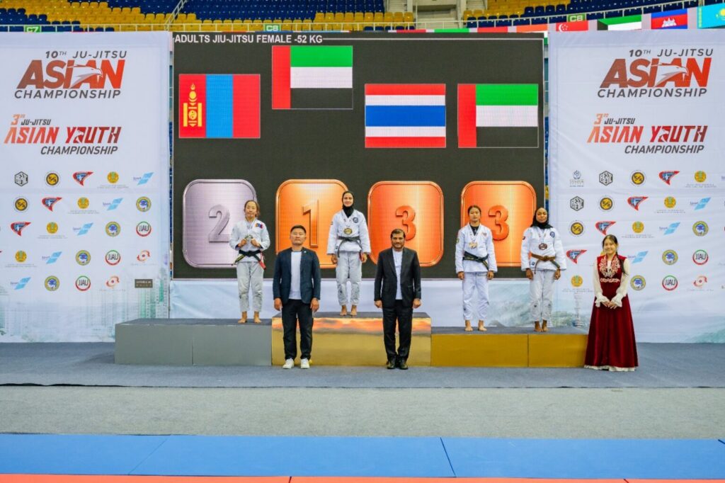 UAE Women’s Jiu-Jitsu National Team strikes gold at Jiu-Jitsu Asian Championship in Kazakhstan