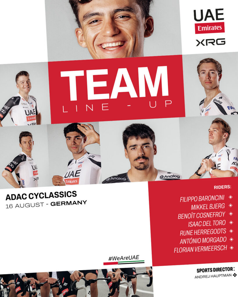 UAE Team Emirates targets podium finish at Cyclassics Hamburg