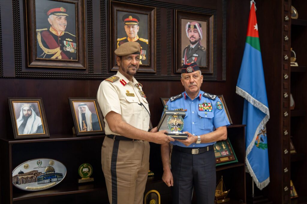 National Guard Commander meets Jordan’s Public Security Director