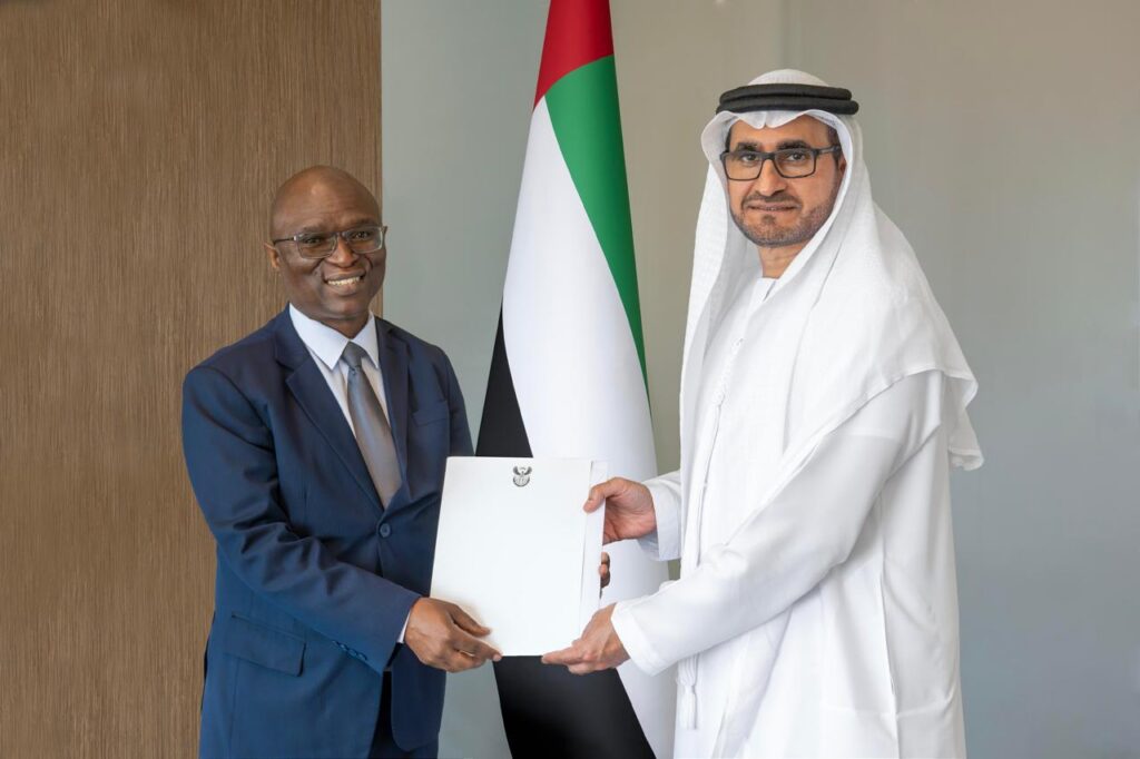MoFA Undersecretary receives credentials copy from Ambassador of Republic of South Africa