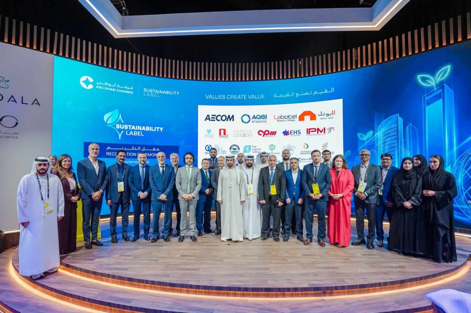 Abu Dhabi Chamber recognises 35 companies with sustainability label at LIVEX 2026
