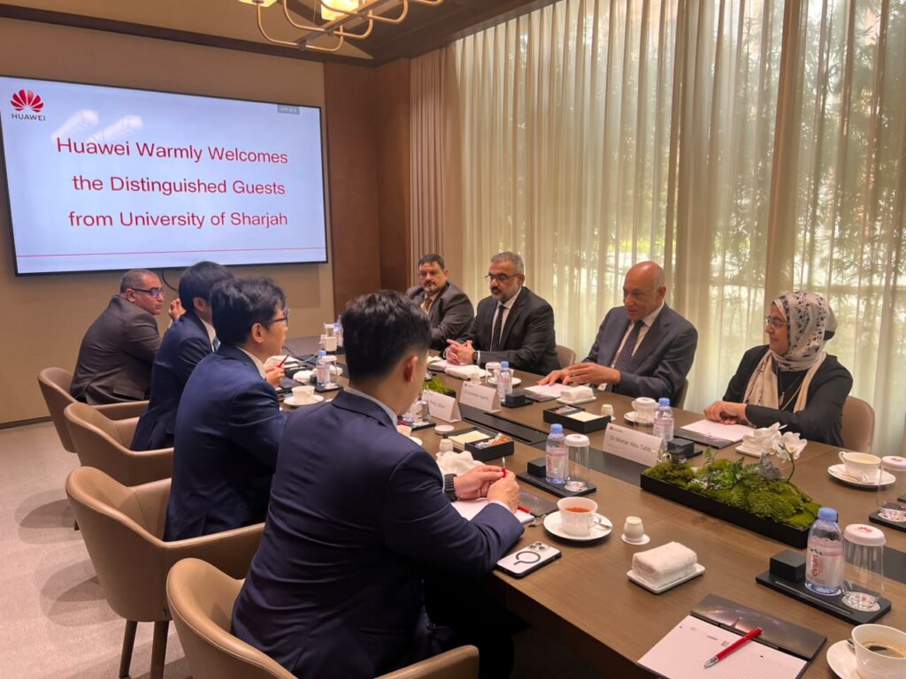 University of Sharjah explores cooperation with Huawei, Chinese academic institutions