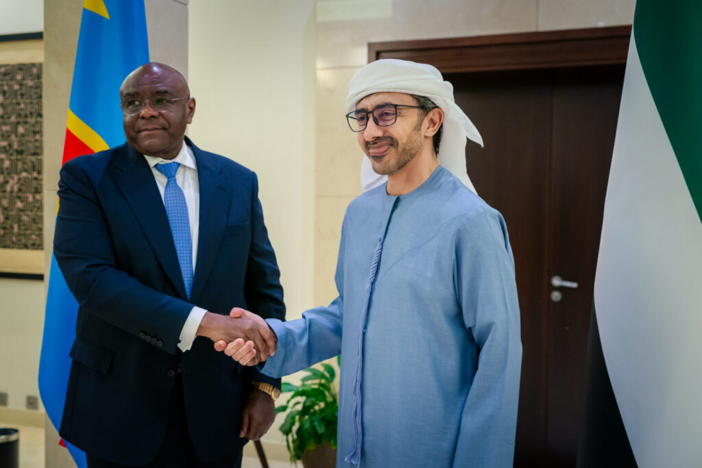Abdullah bin Zayed receives DR Congo Deputy Prime Minister