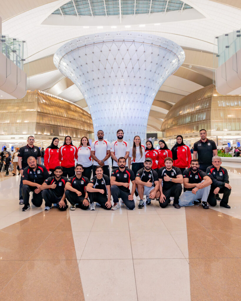 UAE Jiu-Jitsu National Team leaves for Japan for Asian Games