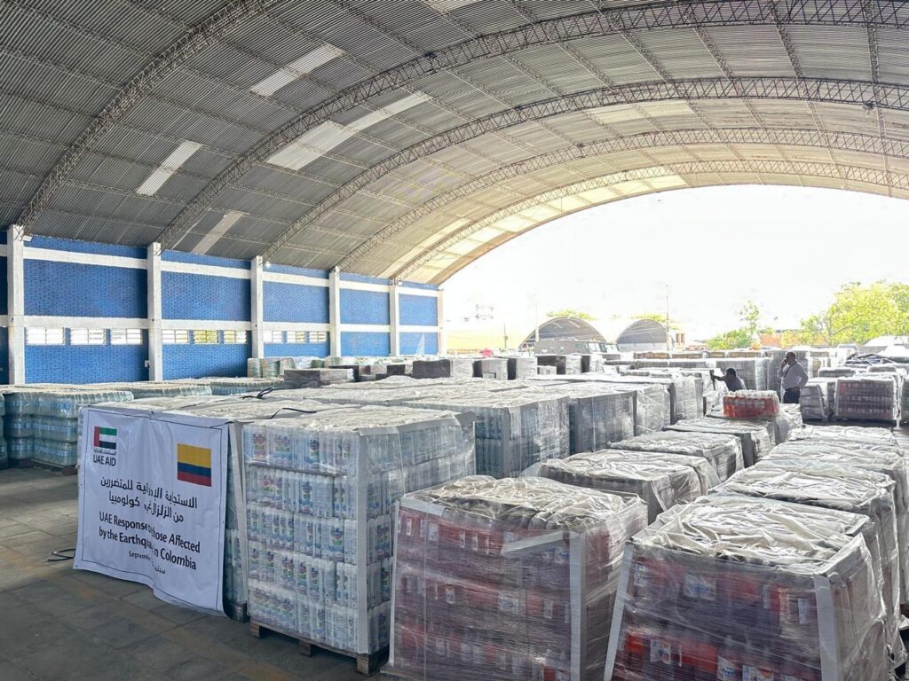 UAE continues humanitarian efforts with dispatch of aid to Colombia
