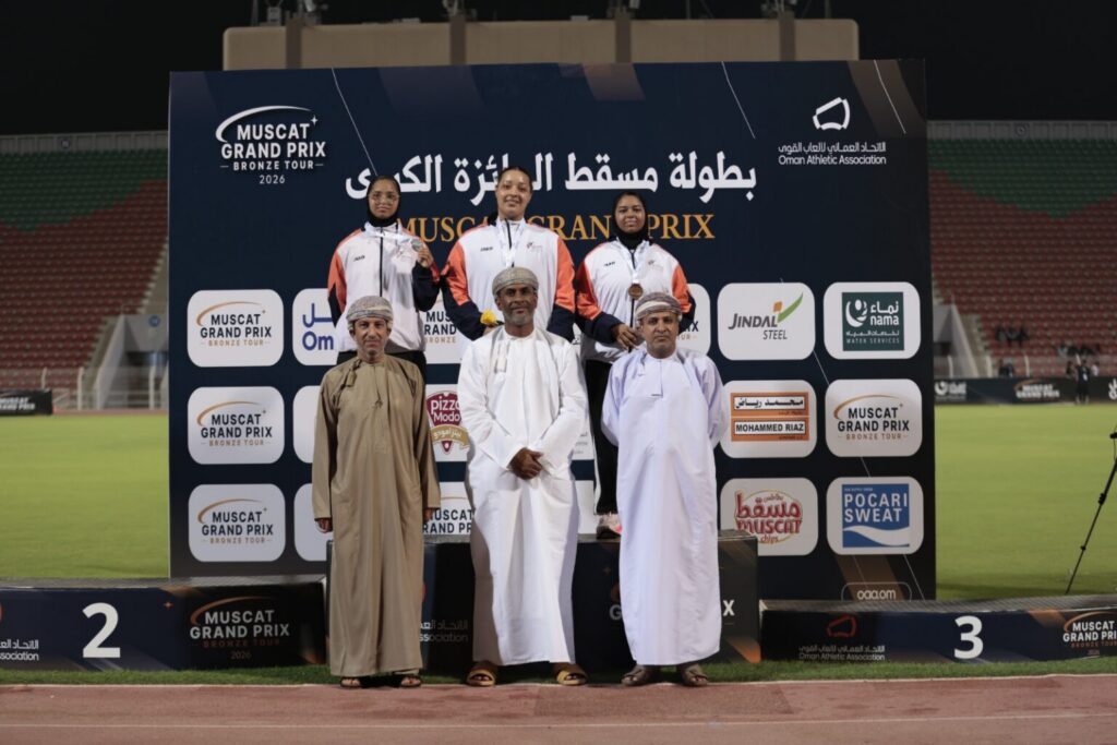 Abu Dhabi Athletics Club wins 8 medals at the Grand Prix Championships in Muscat