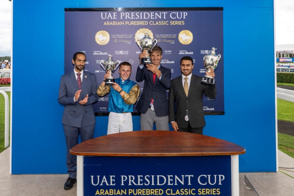 Romeo AT settles Doncaster summit to claim UAE President’s Cup for Purebred Arabian Horses title