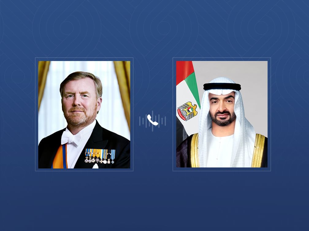 UAE President and King of the Netherlands discuss bilateral ties and regional developments