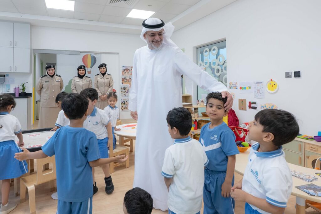 Sharjah CP visits Little Police Officer Early Childhood Centre