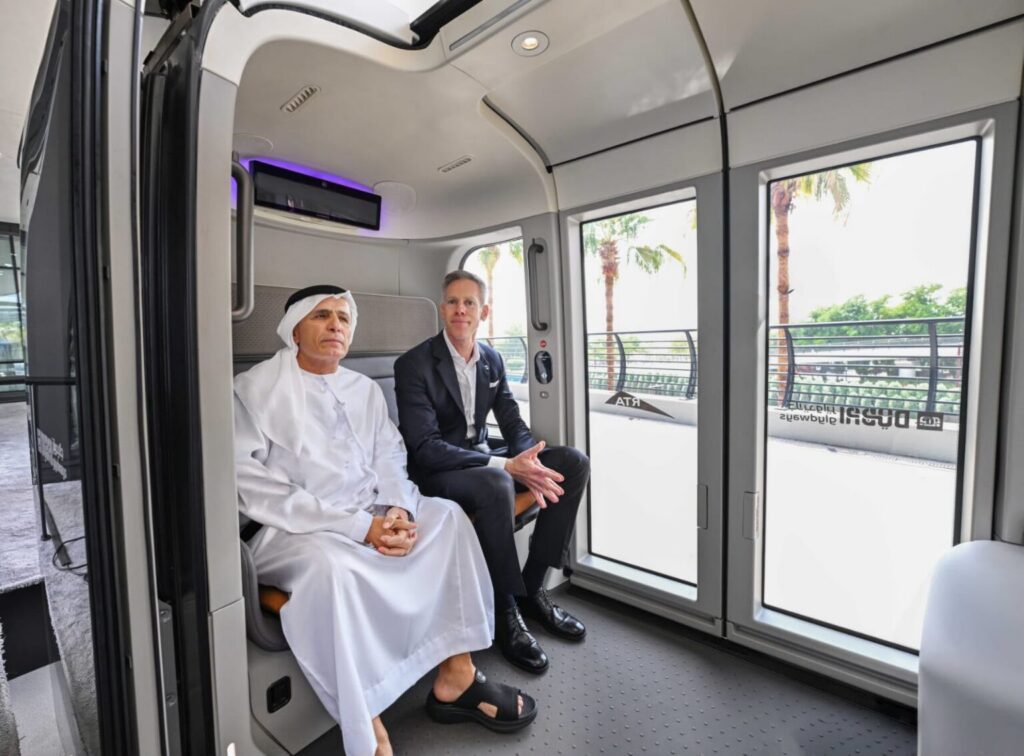 RTA launches trial operation of Dubai Glydways automated transit system at Bluewaters