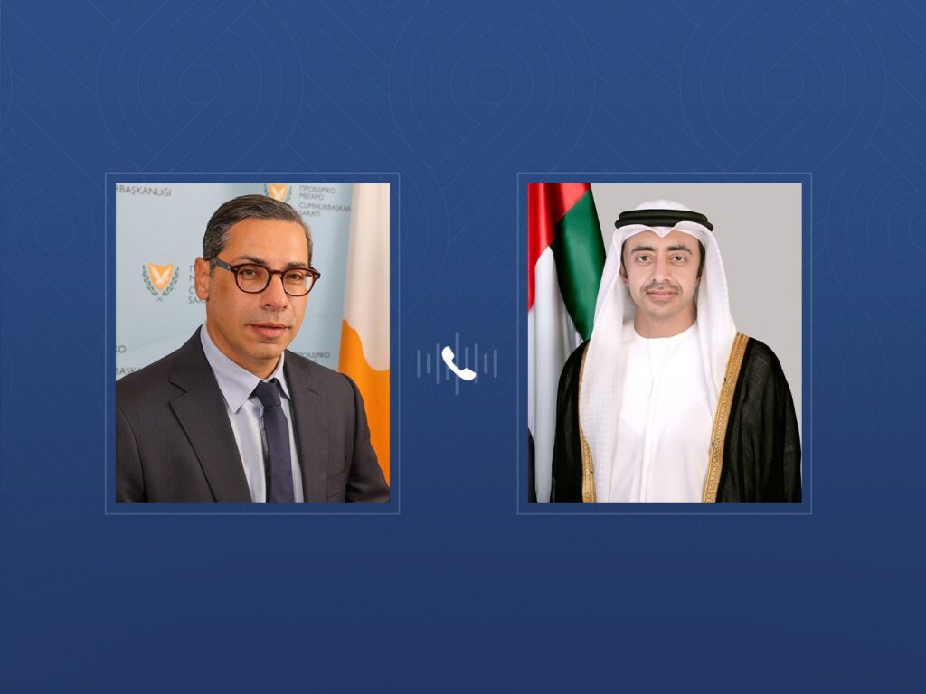 Abdullah bin Zayed, Cypriot Foreign Minister discuss strategic ties, regional developments by phone