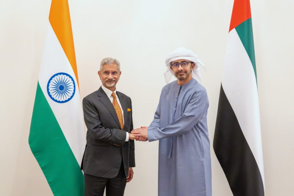 Abdullah bin Zayed, Indian External Affairs Minister discuss strategic bilateral relations