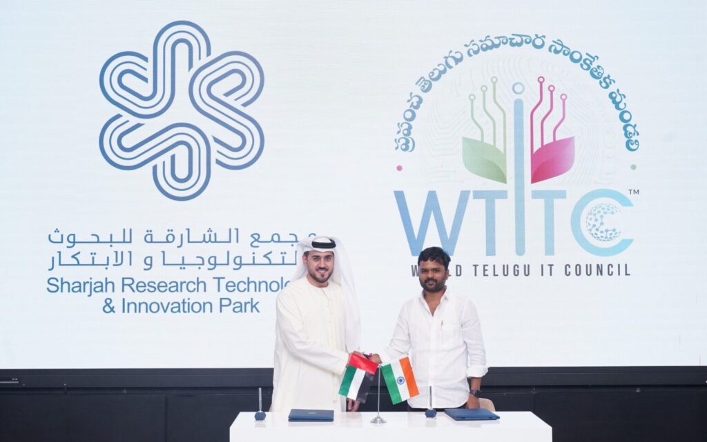 Sharjah Innovation Park, World Telugu Information Technology Council join hands to advance innovation for global impact